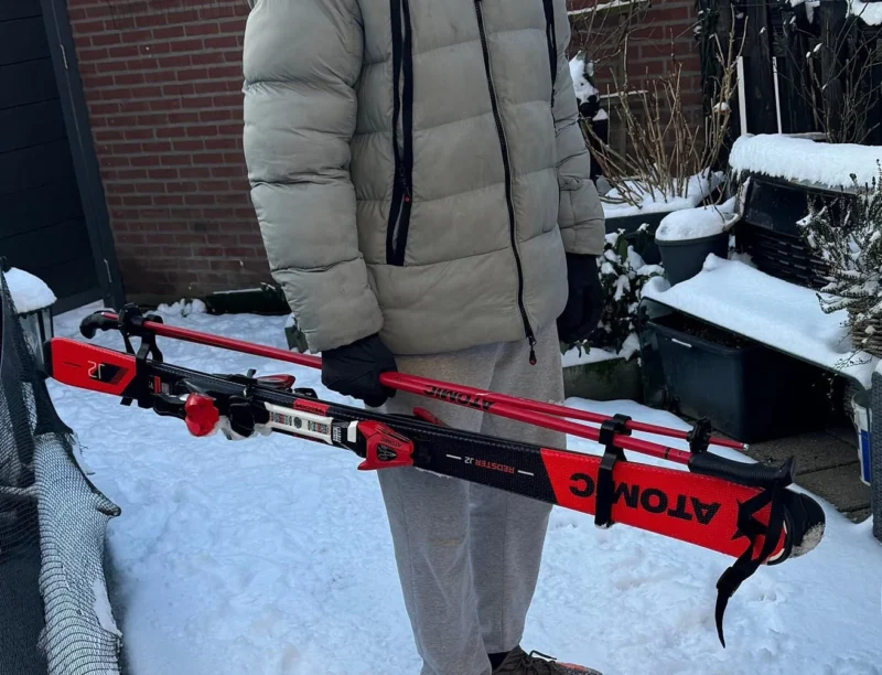 Ski & Pole Carrier set