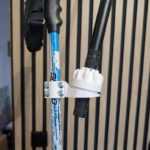 selfie stick ski pole mount (insta360) with 5 mm nuts and compatibility with ski poles with triangular section